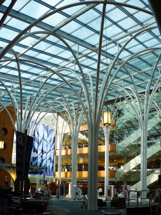 Eine Kathedrale für Bücher, die Eingangshalle der Central Library