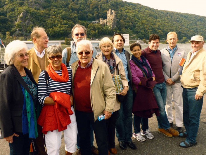 Wir zeigen unseren Gästen die Burgen und Schlösser am Rhein